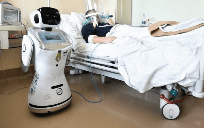 robot service in hospitals
