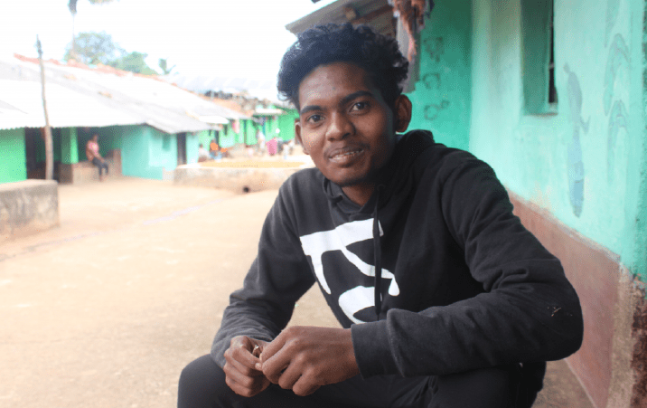 Education for tribals A student from Odisha shows the way