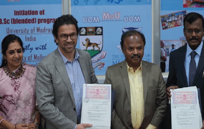 University of Madras extends partnership with University of Melbourne to complement joint BSc programme 1