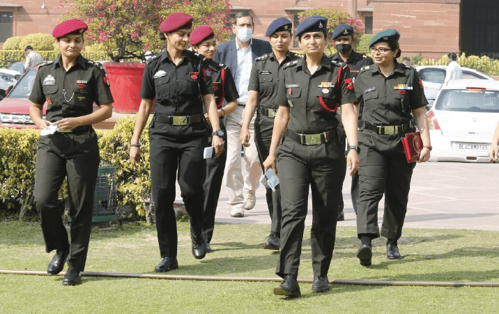 In a first six women officers clear defence services staff course