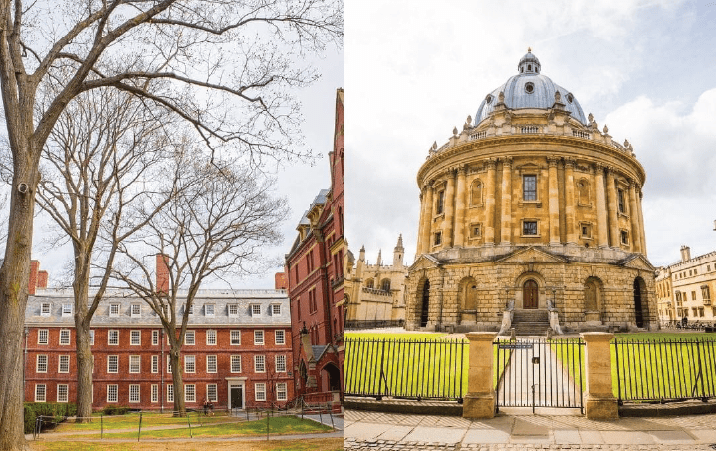 Oxford University vs Harvard University Law Check departments admission process extracurricular groups and more