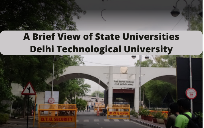 A Brief View of State Universities DTU