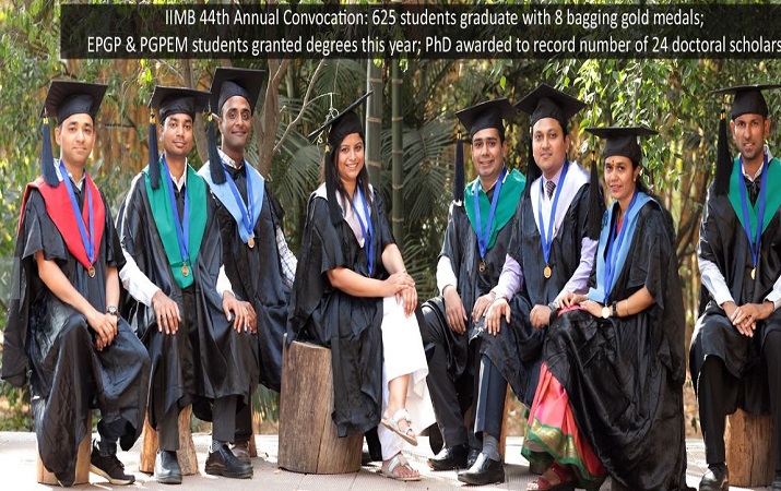 IIMB 44th Annual Convocation 625 students graduate with 8 bagging Gold Medals