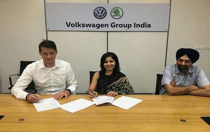Volkswagen India to invest ₨ 84 lakhs towards the education of women.